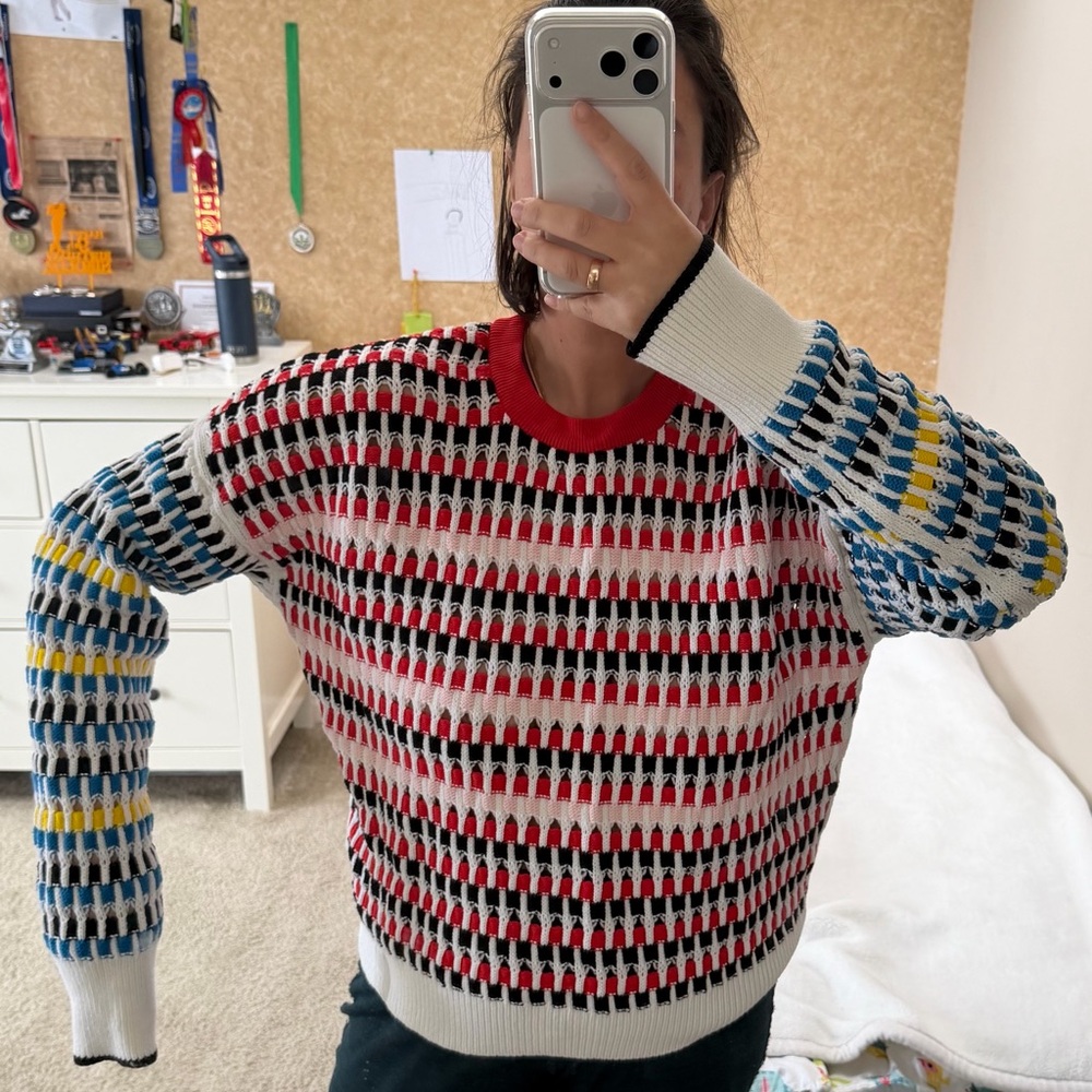 Kenzo Colorful Striped  Sweater - Picture 3 of 7